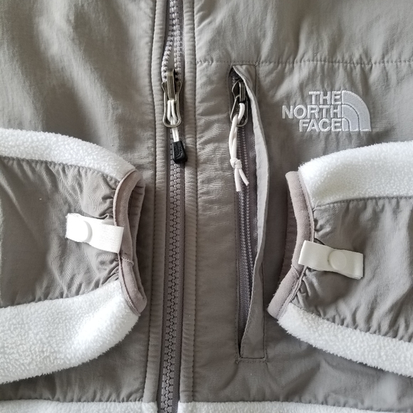 The North Face Iconic Polartec fleece Denali Jacket White XS - Picture 12 of 16